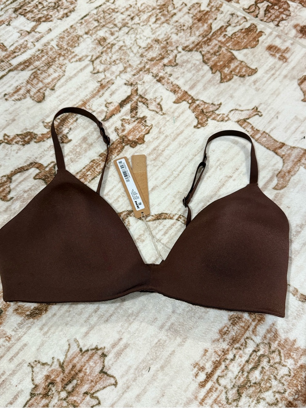 Wireless form bra - Cocoa